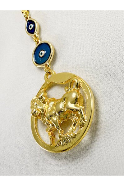 Mineli Nazar Boncuklu Boğa Burcu Araba Dikiz Ayna Süsü, Burçlar Yeni Araba Hediyesi