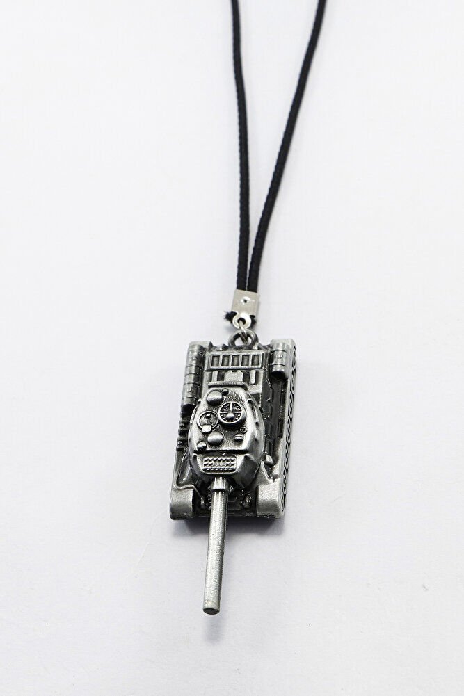 Siyah Eskitmeli Renk Metal Tank Figürlü Dikiz Ayna Süsü, Hediyelik Yeni Araba Hediyesi