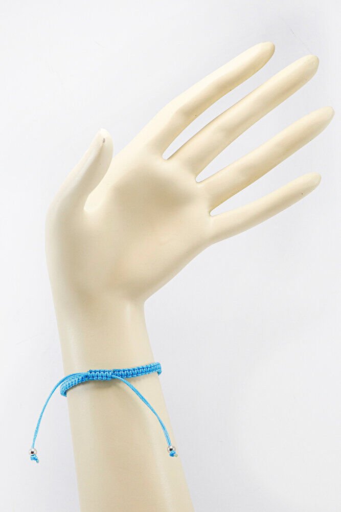 Turquoise Color Evil Eye Beaded Elevator Bracelet, Gift Bracelet