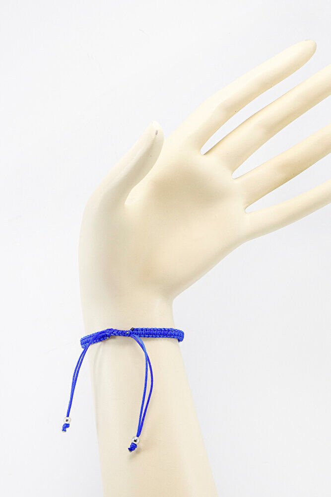 Dark Blue Evil Eye Beaded Elevator Bracelet, Gift Bracelet