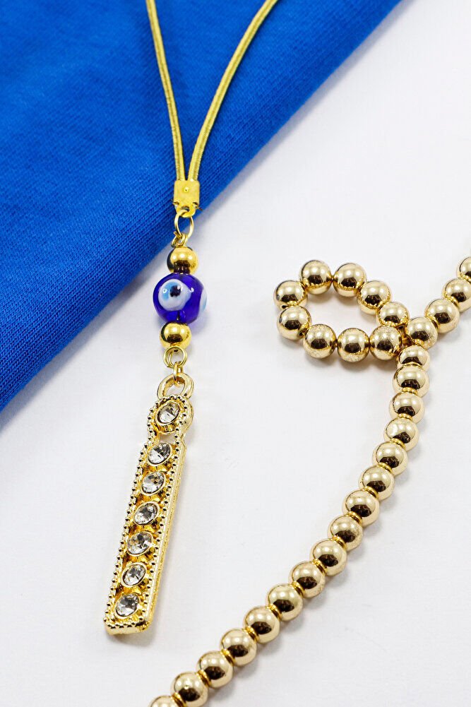 Gold Renkli Parlak Taşlı İ Harfi Araba Dikiz Ayna Süsü, Yeni Harfli Araba Hediyesi