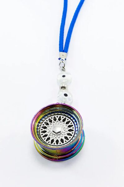 Boncuklu Renkli Jantlı Mini Araba Dikiz Ayna Süsü, Yeni Araba Hediyesi