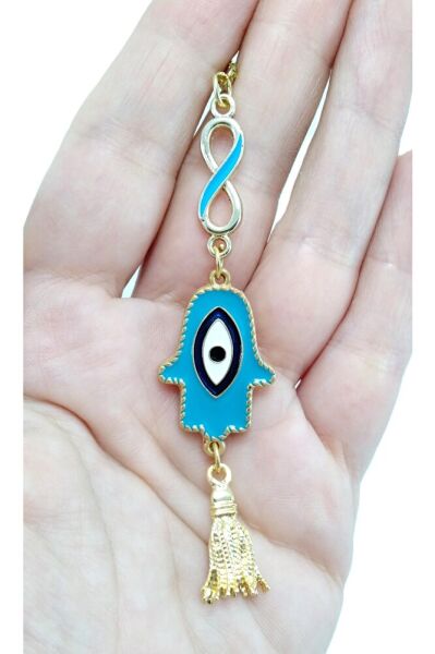 Dikiz Ayna Süsü, Mavi Fatma Ana Eli Nazar Boncuğu, Mavi Hamse Metal Sonsuzluk Yeni Araba Hediyesi