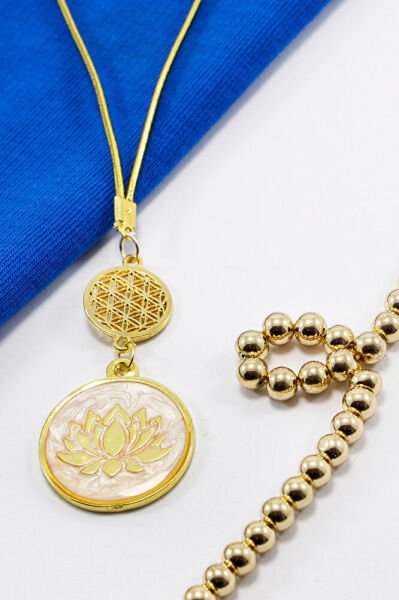 Flower of Life Pearlescent Lotus Flower Car Rearview Mirror Ornament Stylish New Car Gift