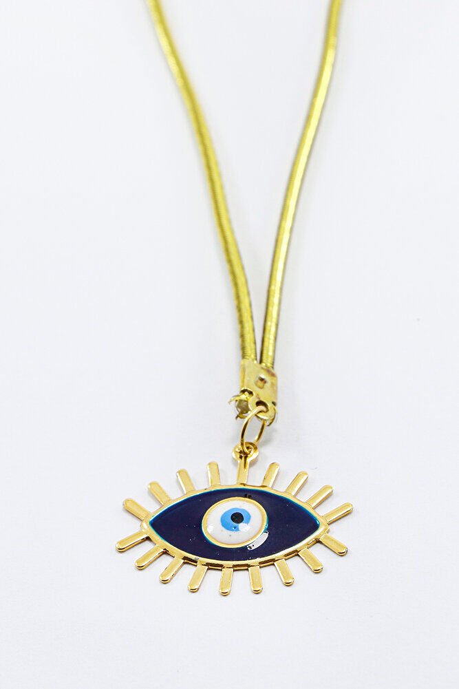 Mineli Lacivert Renkli Kirpikli Göz Figürlü Araba Dikiz Ayna Süsü, Yeni Araba Süsü