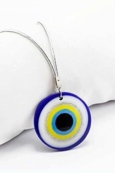 Lacivert Nazar Boncuklu Araba Dikiz Ayna Süsü, Yeni Araba Hediyesi