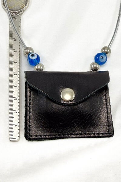 Suni Deri Küçük Çanta Ayetel Kürsi Nazar Ayeti Felak Nas Sureleri Cevşen Araba Dikiz Ayna Süsü