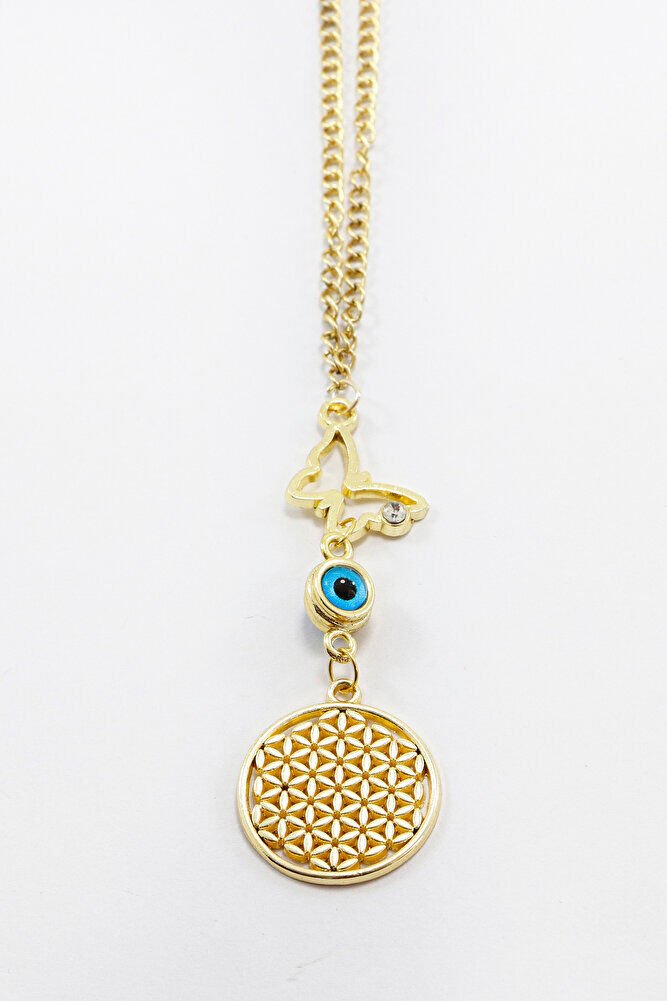 Gold Renkli Parlak Taşlı Kelebek Lotus Çiçekli Araba Dikiz Ayna Süsü, Yeni Araba Hediyesi