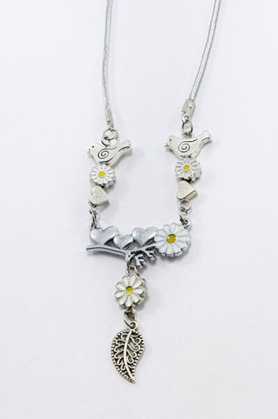 El Yapımı Kalpli Papatya Ve Kuş Figürlü Araba Dikiz Ayna Süsü, Yeni Araba Süsü