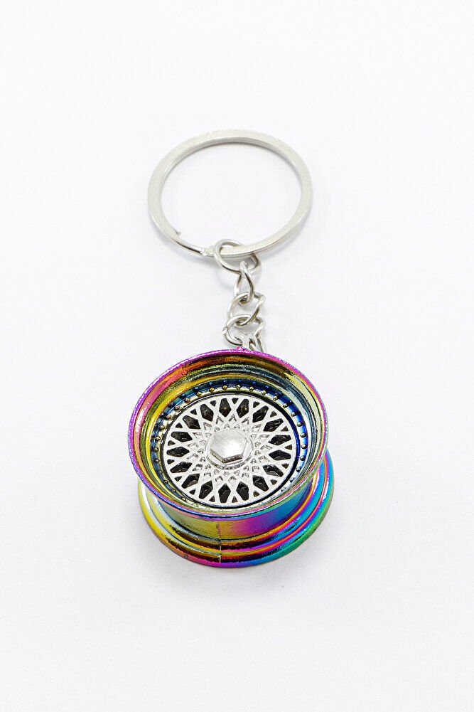 Renkli Küçük Jant Anahtarlık, Hediyelik Jant Figürlü Anahtarlık