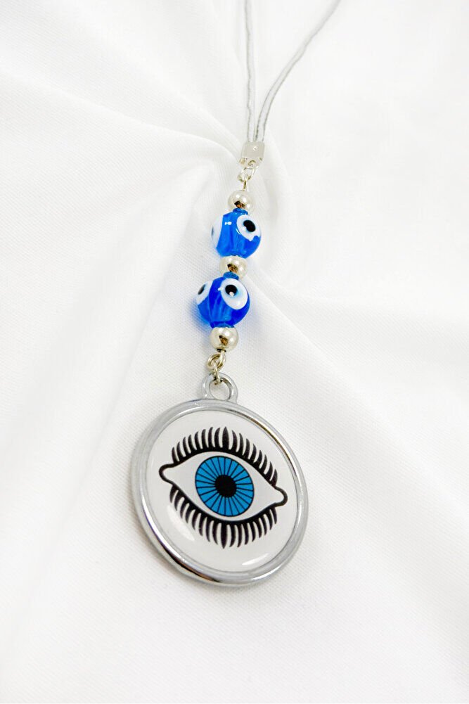 Handmade Glass Evil Eye Beaded Colorful Eye Figured Car Rearview Mirror Ornament