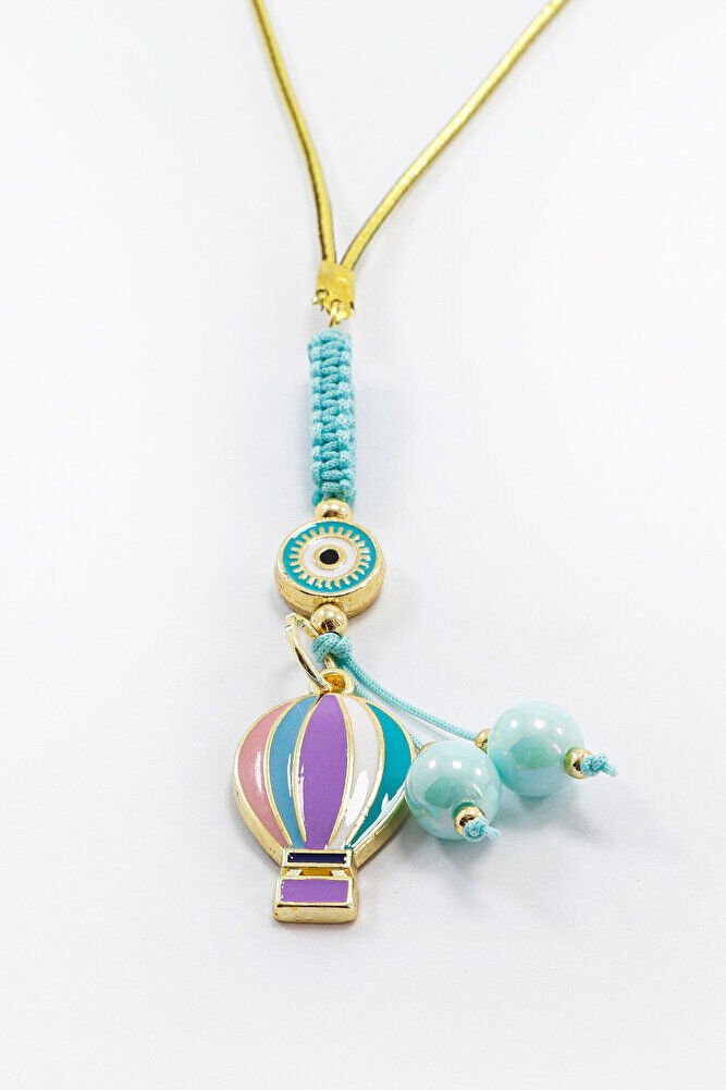 Çerçeveli Nazar Boncuklu Renkli Uçan Balon Salkım Dikiz Ayna Süsü, Yeni Araba Hediyesi