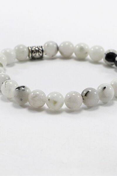 Doğal Taşlı Lastikli Bileklik Taşlar; Ay Taşı, Hediyelik Doğal Güzellikler