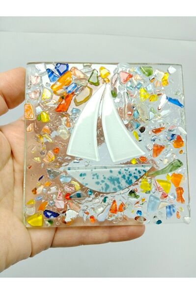 Cam Banyo Gideri Kapağı 10*10 Cm El Yapımı Dekoratif Ürün Hediyelik Eşya