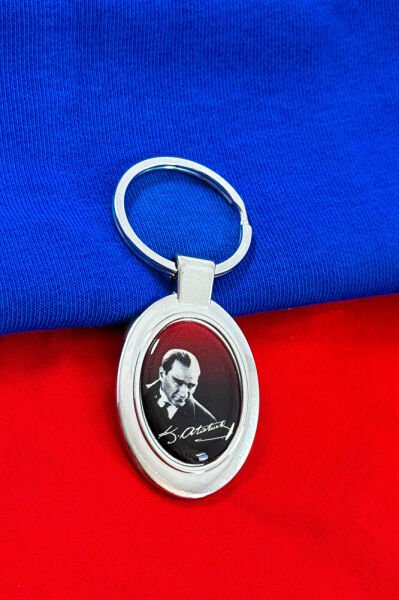 M. Kemal Atatürk Metal Keychain, Evil Eye Keychain Gift