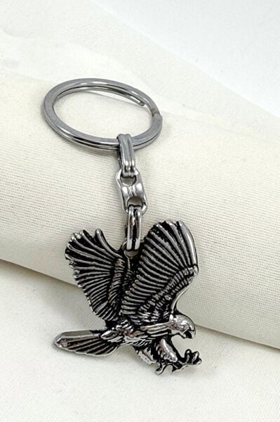 Metal Cast Eagle Keychain, Gift Eagle Keychain