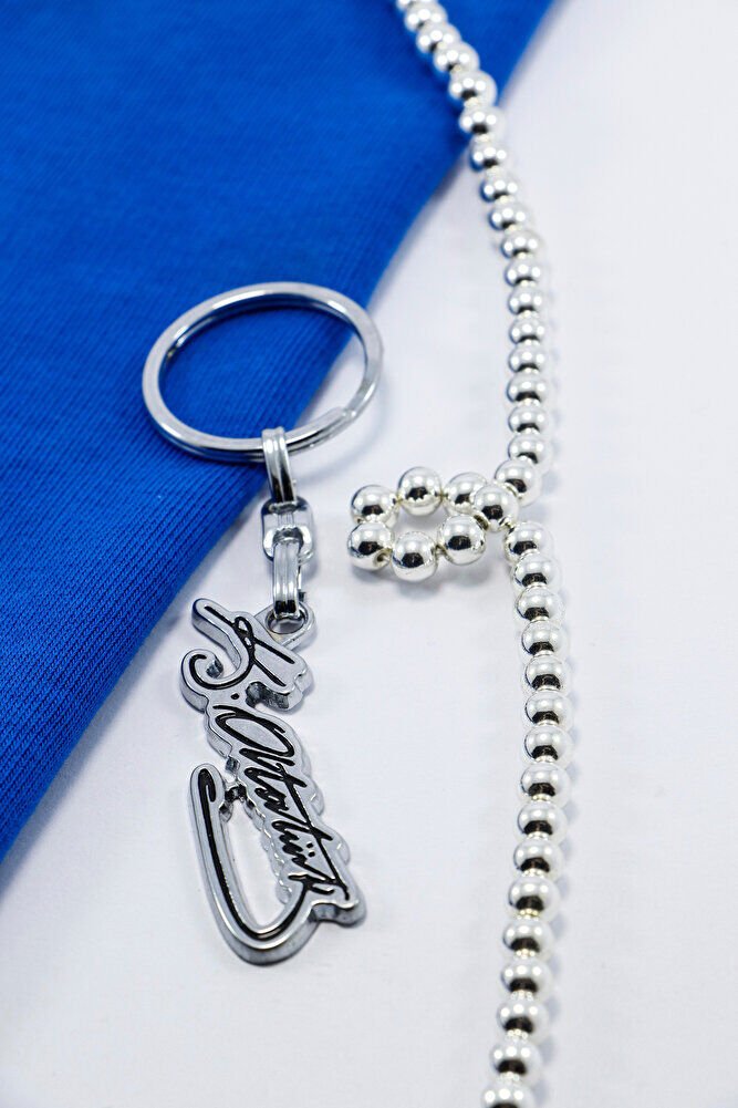 Gümüş Renkli Mustafa Kemal Atatürk İmzalı Metal Anahtarlık, Hediyelik Anahtarlık