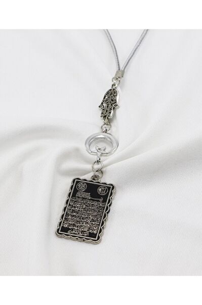 Hamse Eli Ay Yıldızlı Ayetel Kürsi Araba Dikiz Ayna Süsü, Yeni Araba Hediyesi