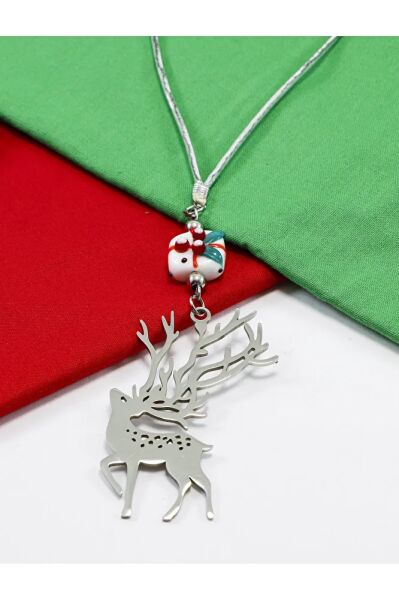 Yılbaşı Temalı Çelik Geyik Figürlü Araba Dikiz Ayna Süsü, Yeni Araba Hediyesi