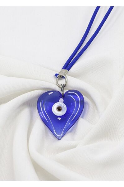 Lacivert Çift Taraflı Cam Nazarlı Göz Araba Dikiz Ayna Süsü, Yeni Araba Hediyesi