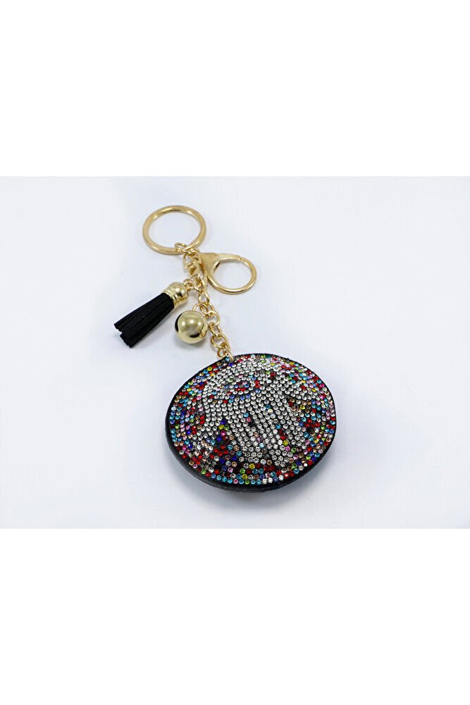 Colorful Hamse Fatima Hand Evil Eye Bead Keychain / Car Rearview Mirror Ornament Luxury Gift Accessory