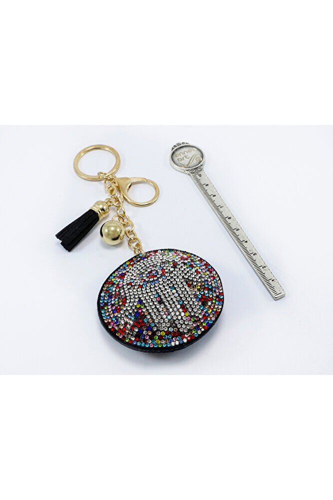 Colorful Hamse Fatima Hand Evil Eye Bead Keychain / Car Rearview Mirror Ornament Luxury Gift Accessory