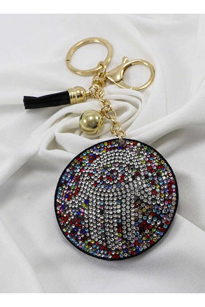 Colorful Hamse Fatima Hand Evil Eye Bead Keychain / Car Rearview Mirror Ornament Luxury Gift Accessory