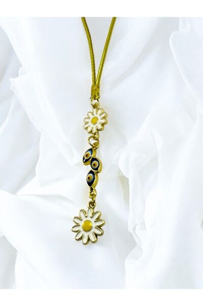 Evil Eye Cluster Daisy Car Rearview Mirror Ornament, New Car Gift