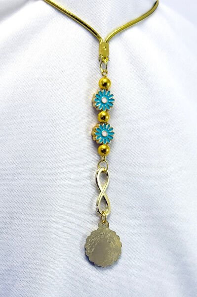 Mavi Papatya Araba Dikiz Ayna Süsü, Yeni Araba Hediyesi