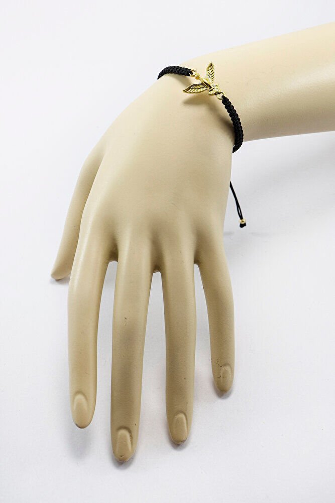 Metal Gold Renkli Anka Kuşu Ayarlanabilir Asansörlü Bileklik