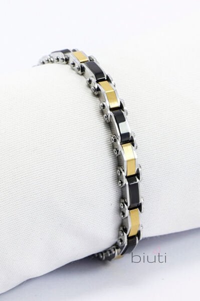 Çok Renkli Çelik Erkek Bileklik, Sevgililer Günü Hediyelik Erkek Aksesuar