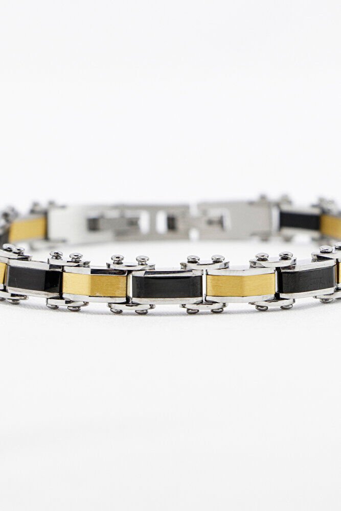 Çok Renkli Çelik Erkek Bileklik, Sevgililer Günü Hediyelik Erkek Aksesuar