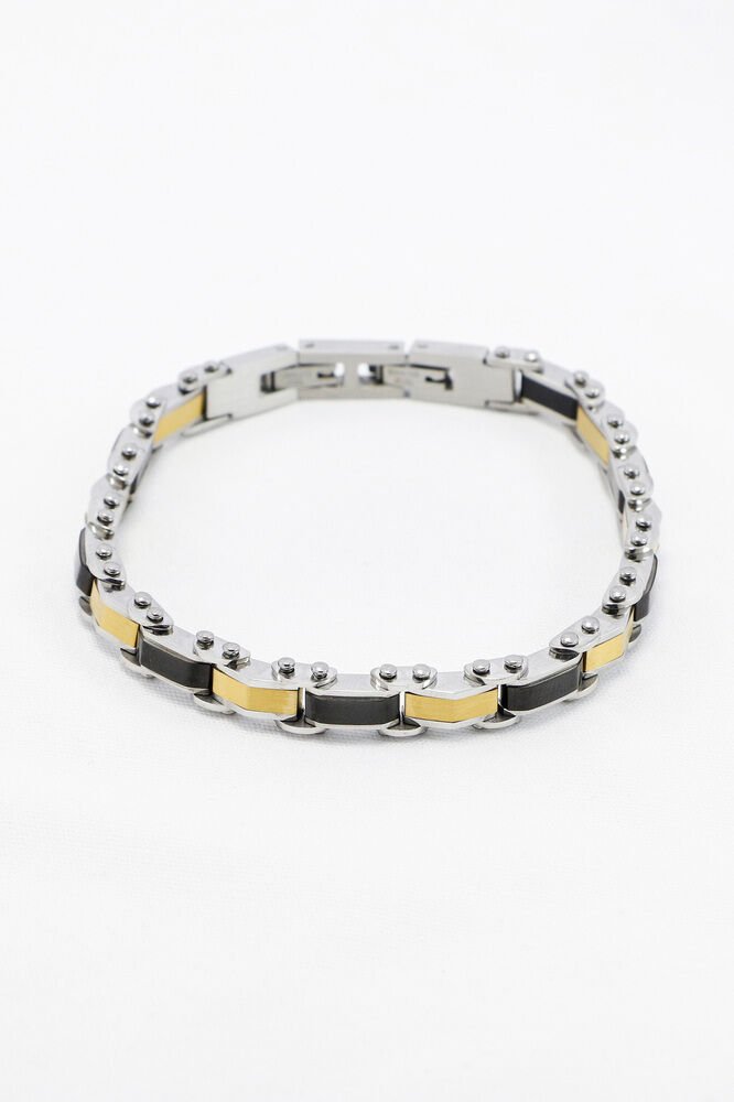 Çok Renkli Çelik Erkek Bileklik, Sevgililer Günü Hediyelik Erkek Aksesuar