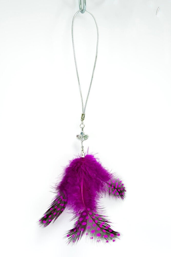 Renkli Balonlu Tüylü Araba Dikiz Ayna Süsü, Yeni Araba Hediyesi