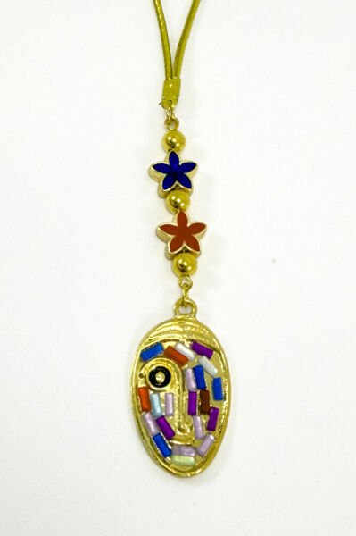 Lotus Çiçeği Renkli Yüz Figürü Araba Dikiz Ayna Süsü, Yeni Araba Hediyesi