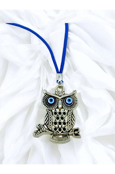 Metal Baykuşlu Araba Dikiz Ayna Süsü, Yeni Araba Hediyesi