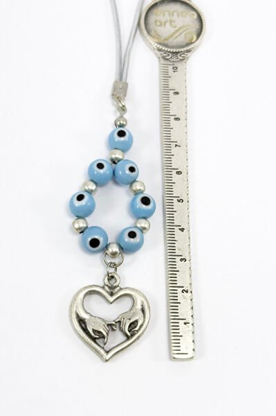 Evil Eye Beaded Car Rearview Mirror Ornament, New Car Gift