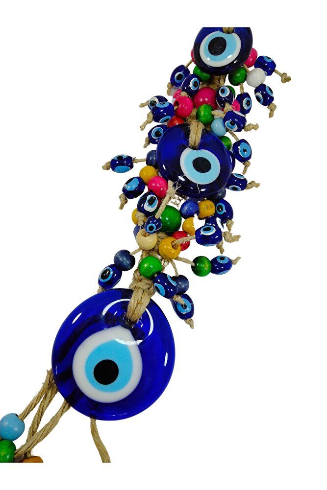 Nazar Boncuğu Duvar Dekoru El Yapımı Cam Özel Tasarım Renkli Hediyelik Eşya