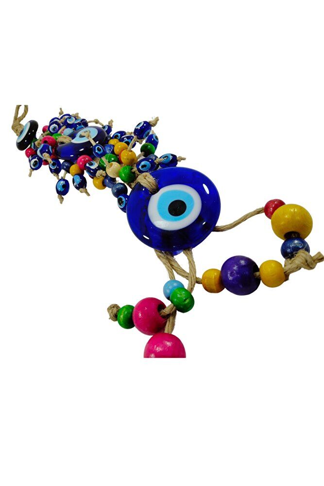 Nazar Boncuğu Duvar Dekoru El Yapımı Cam Özel Tasarım Renkli Hediyelik Eşya