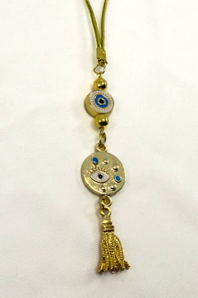 Evil Eye Figure Car Rearview Mirror Ornament, New Car Gift