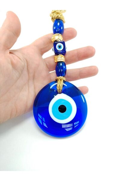 Lüks Nazar Boncuğu Duvar Dekoru 5 Cm El Yapımı Cam Hediyelik Eşya