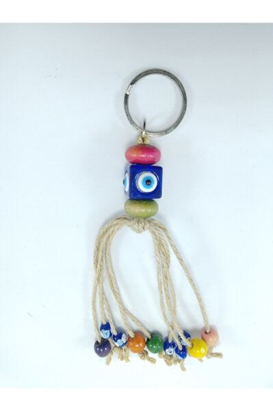 Zar Nazar Boncuğu Anahtarlık El Yapımı Hediyelik Aksesuar