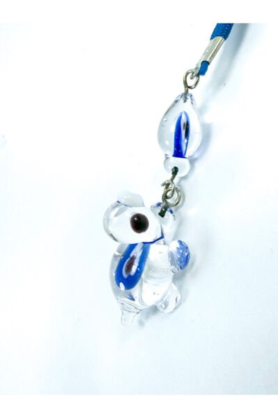 Saydam Kaplumbağa Nazar Boncuğu Araba Dikiz Ayna Süsü, El Yapımı Cam Araba Hediyesi