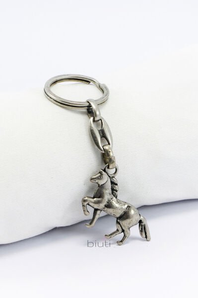 Eskitme Metal At Anahtarlık