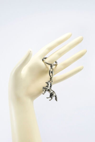 Eskitme Metal At Anahtarlık