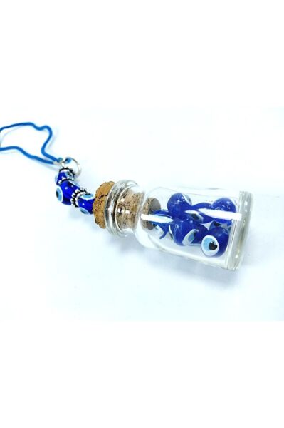 Glass Bottle Evil Eye Bead Car Rearview Mirror Ornament Gift Accessory