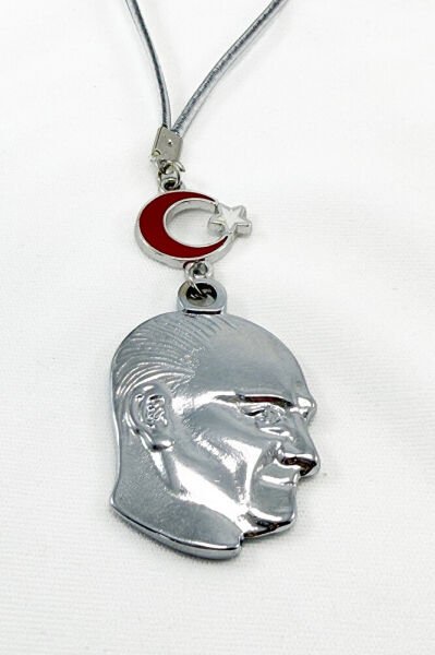 Mustafa Kemal Atatürk Crescent Star Car Rearview Mirror Ornament / MK Atatürk Gift Car Ornament