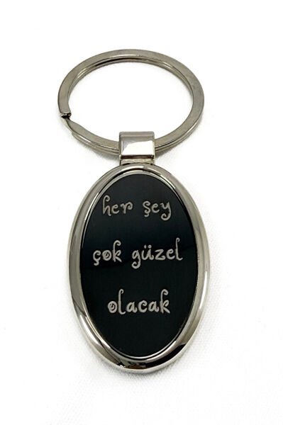 Steel Everything Will Be Fine Keychain Gift Keychain