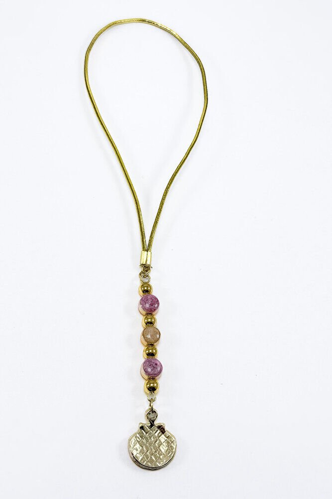 Çerçeveli Renkli Boncuk Deniz Kabuğu Araba Dikiz Ayna Süsü, Deniz Kabuğu Araba Hediyesi