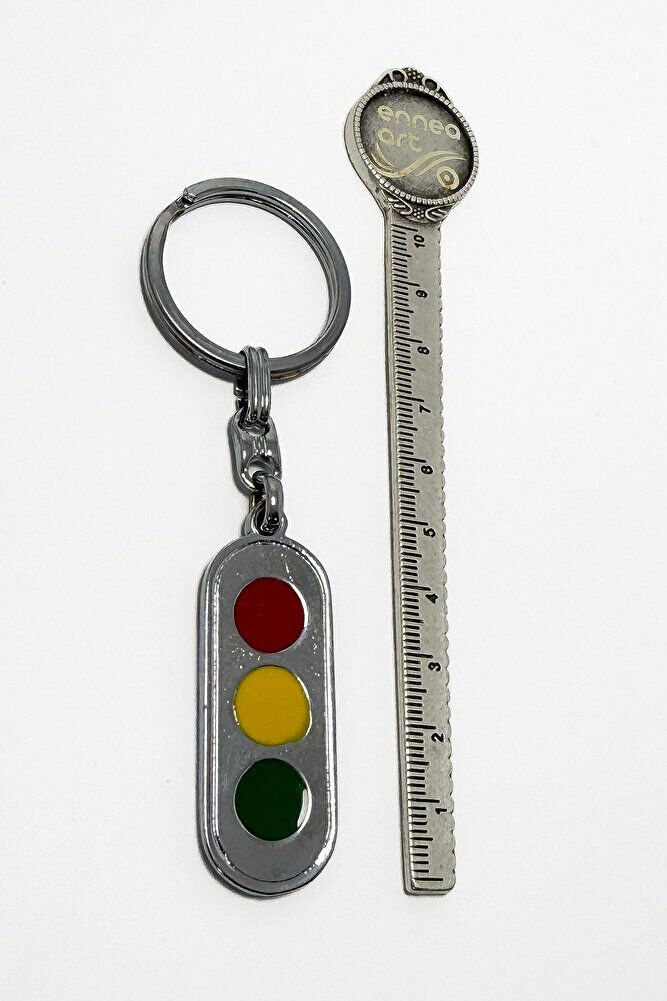 Colorful Traffic Light Keychain / Traffic Light Gift Keychain